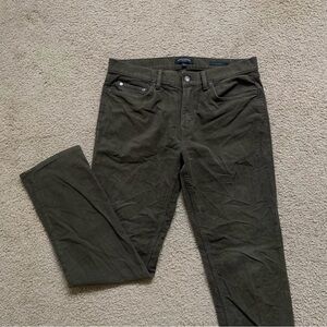 Banana Republic Khaki Green Slim Fit Pants